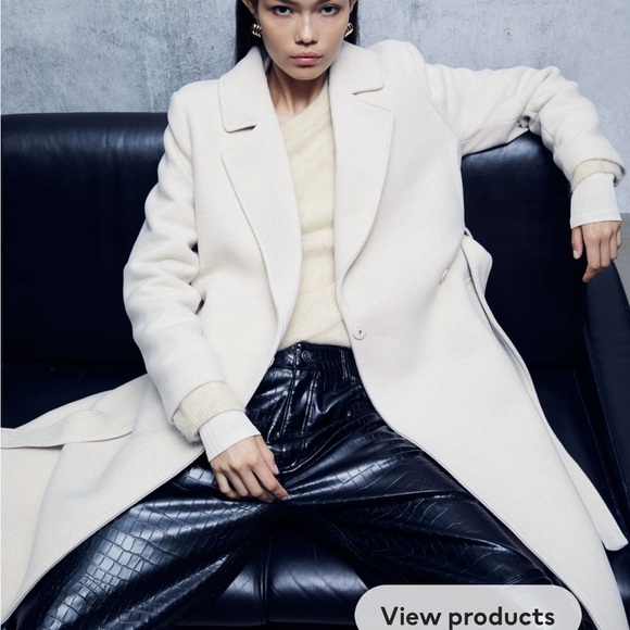 H & M Tie belt coat - Picture 2 of 10